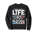 Soccer Fans Soccer Club Football Sweatshirt - Minimalist Print for Adults