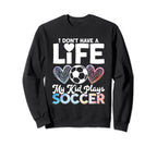 Soccer Fans Soccer Club Football Sweatshirt - Minimalist Print for Adults