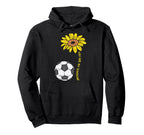 You Are My Sunshine Sunflower Soccer Hoodie - Trendy Graphic for Adults