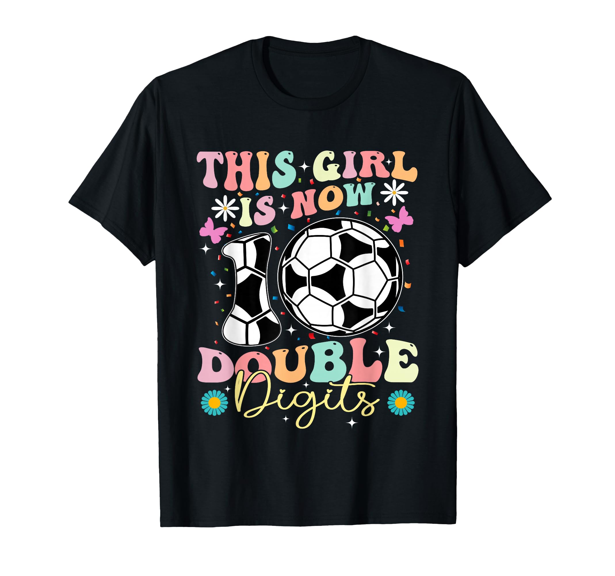 This Now 10 Double Digits Soccer 10 T-Shirt - Graphic Print for Adults