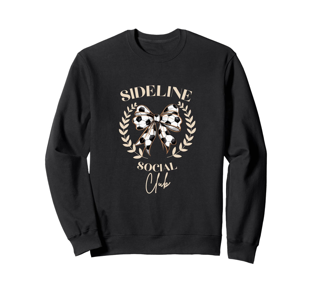 Sideline Social Club Coquette Sweatshirt - Fun Novelty Design Unisex
