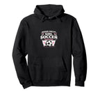 Weekend Forecast Soccer Season Hoodie - Fun Novelty Design for Adults