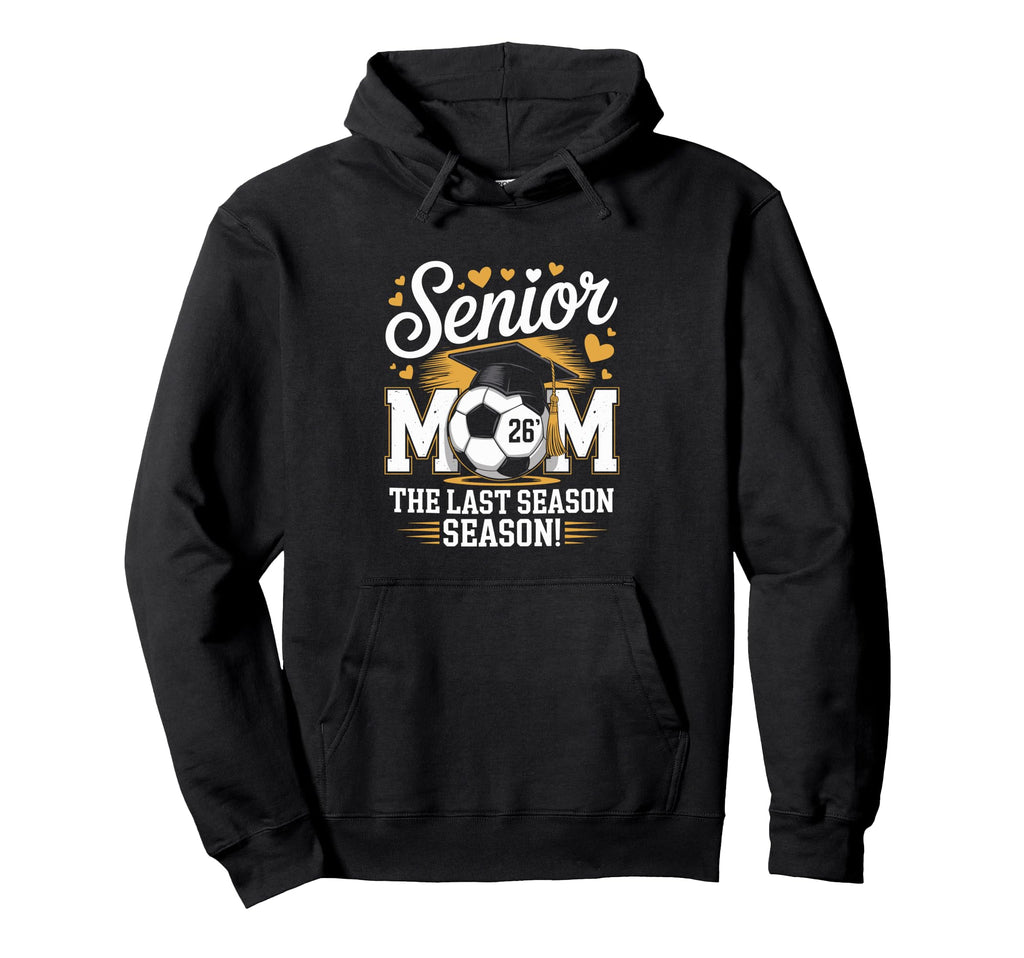 Senior Soccer Mom Class 2026 Hoodie - Aesthetic Graphic Men Women