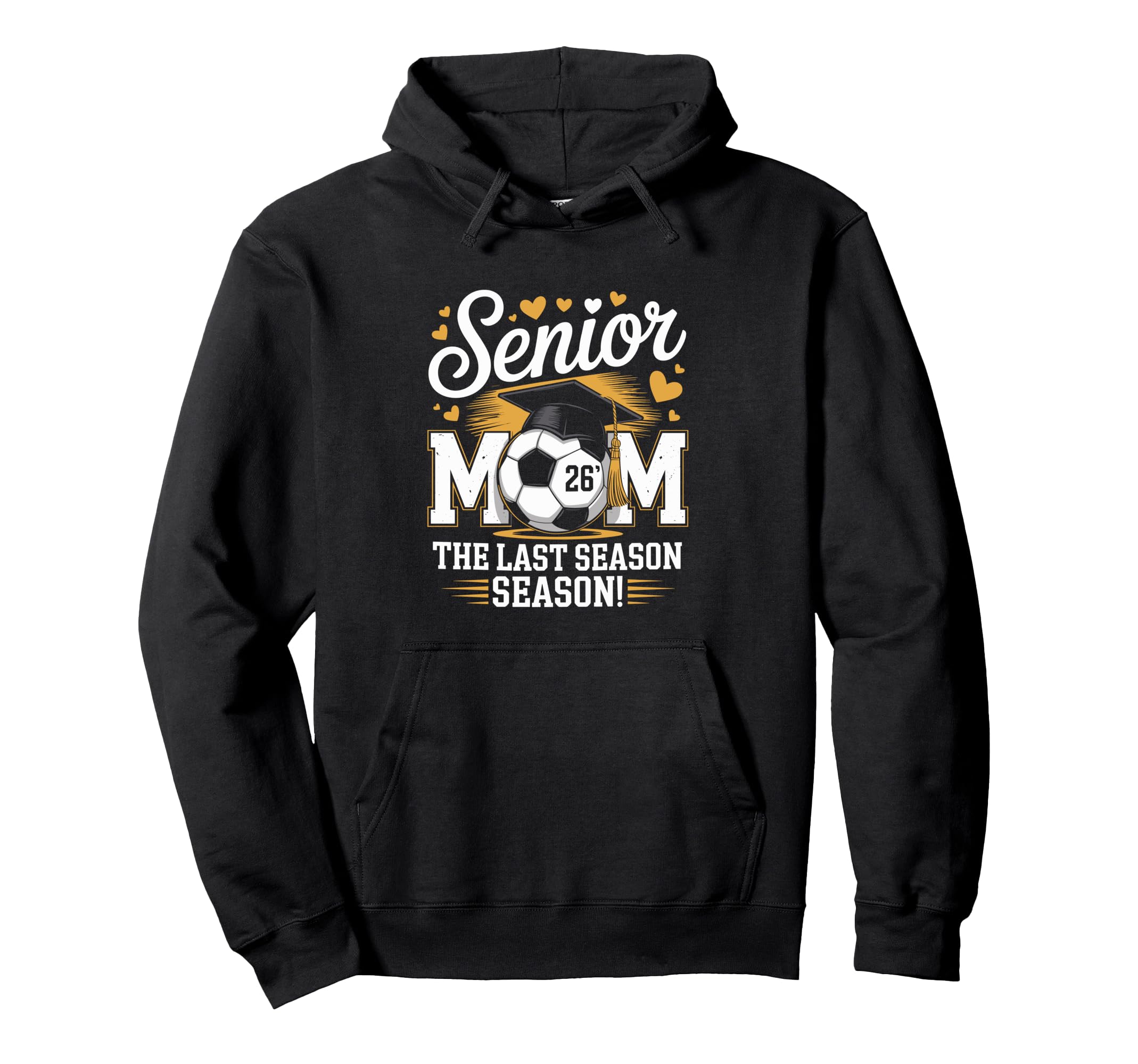 Senior Soccer Mom Class 2026 Hoodie - Aesthetic Graphic Men Women