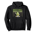 Avocado Goalie Brick Wall Disguised As Hoodie - Graphic Print Men Women
