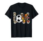 Love Soccer Football Basketball Mom T-Shirt - Unique Graphic Men Women