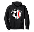 Mom Ballers Funny Soccer Baseball Mom Hoodie - Novelty Apparel Men Women