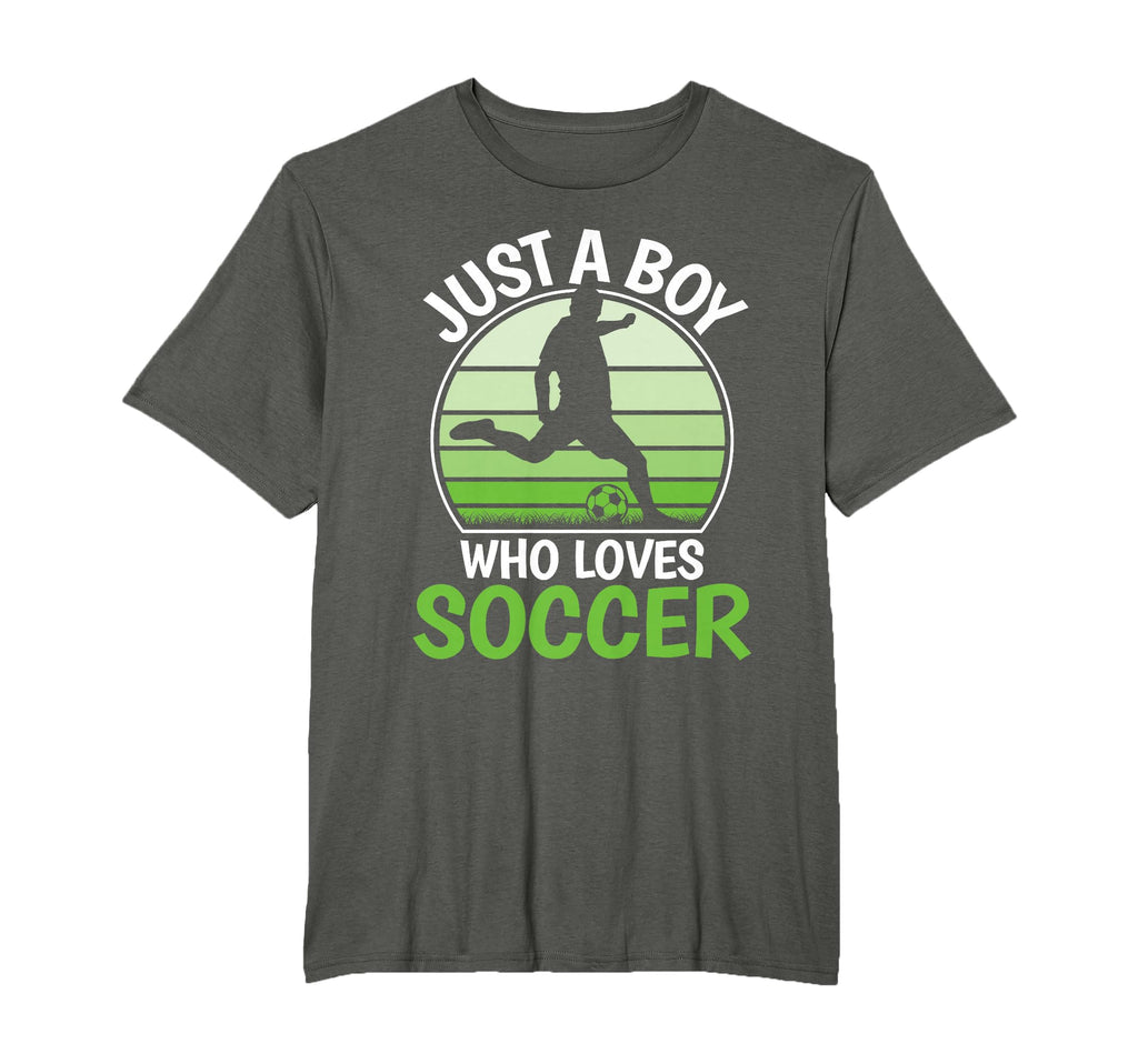 Just Who Loves Soccer Funny Soccer T-Shirt - Fun Novelty Design for Adults