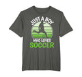 Just Who Loves Soccer Funny Soccer T-Shirt - Fun Novelty Design for Adults