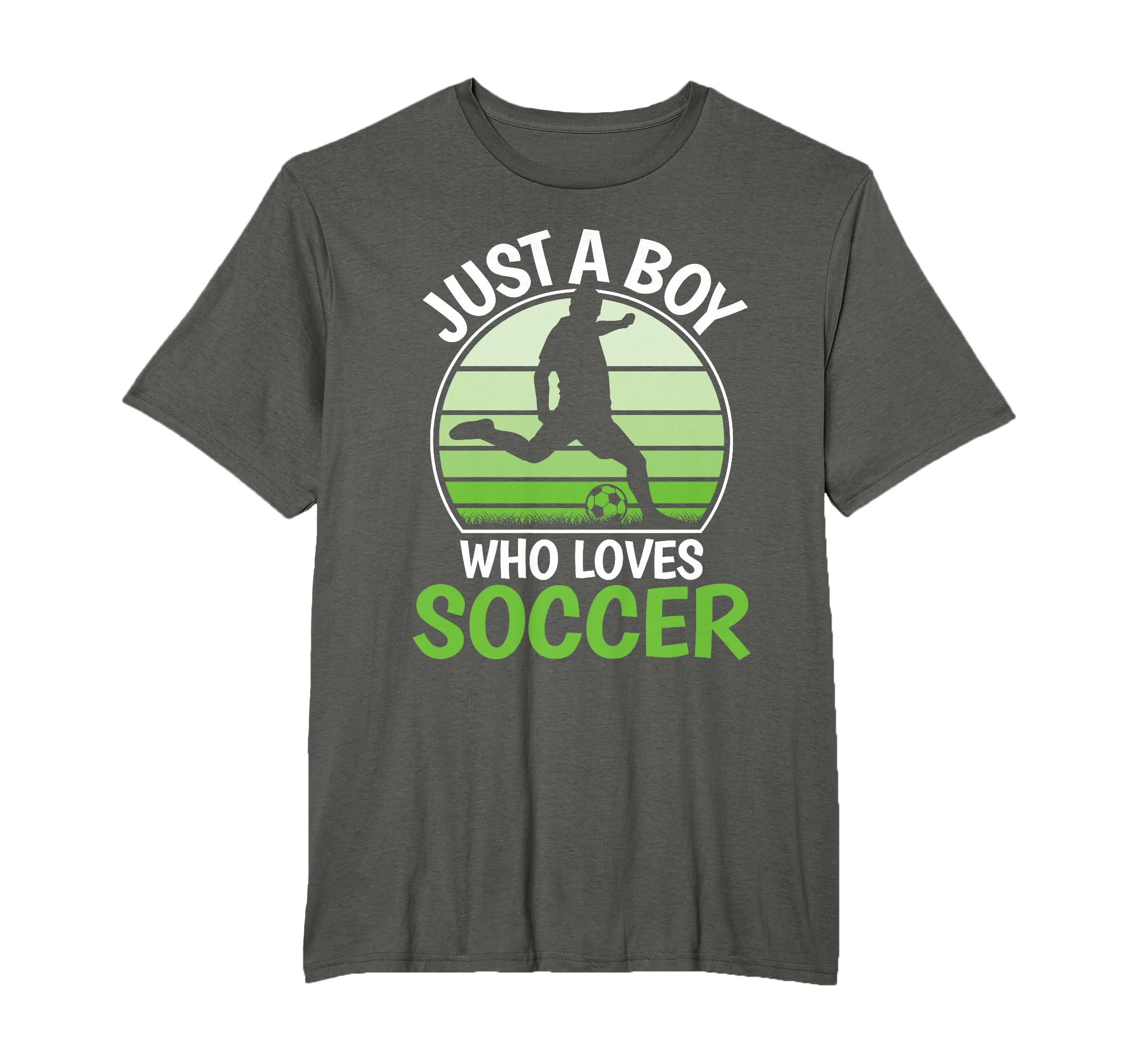 Just Who Loves Soccer Funny Soccer T-Shirt - Fun Novelty Design for Adults