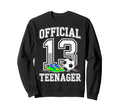 Teenager 13 Years Bday 13Th Sweatshirt - Custom Art Print for Adults