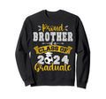 Proud Brother Class 2024 Graduate Sweatshirt - Unique Graphic Men Women