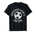 Anderson County Soccer Distressed 90S T-Shirt - Graphic Print Men Women