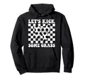 Soccer Lets Kick Some Grass Hoodie - Fun Novelty Design Unisex