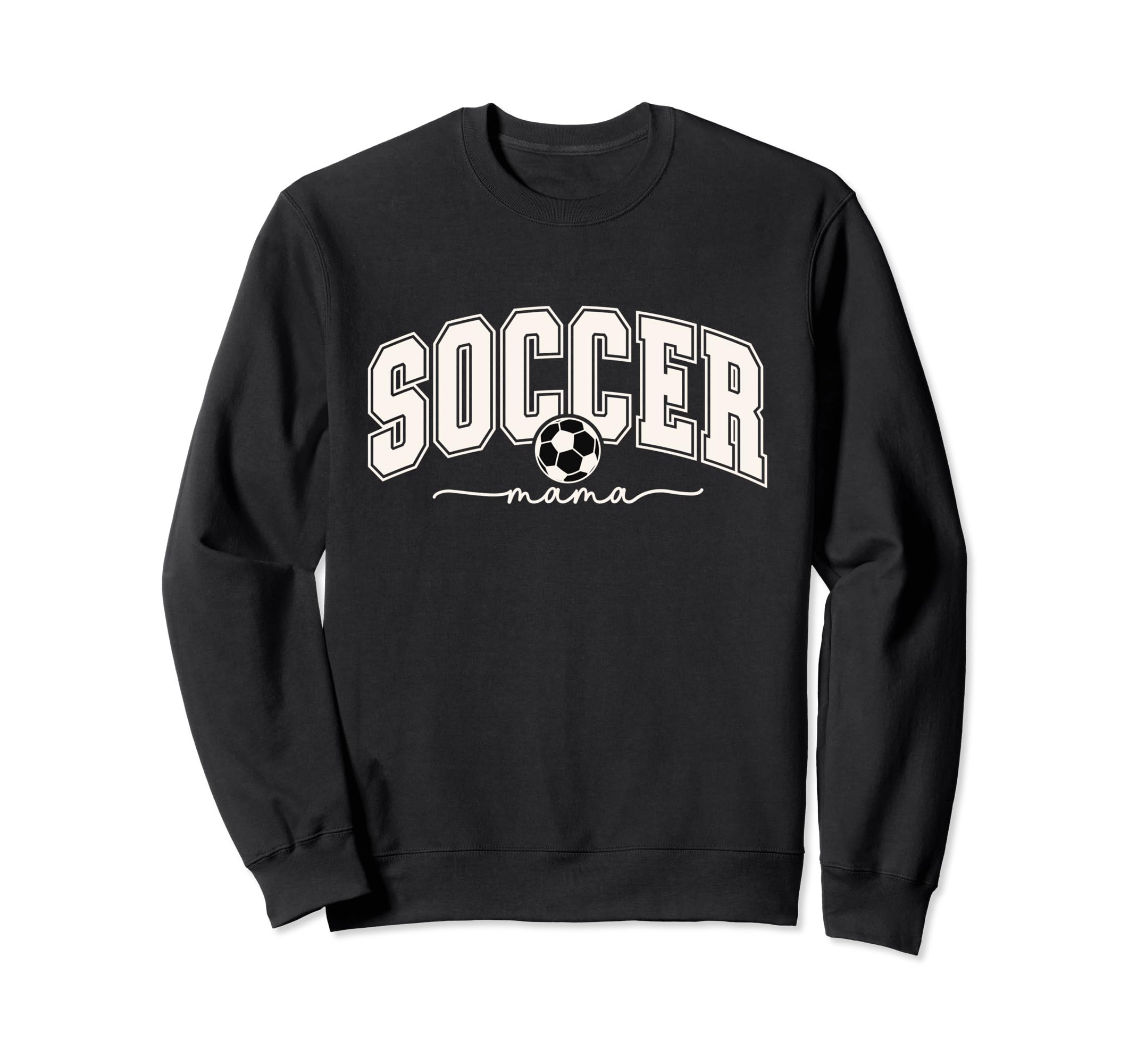 Soccer Mom Mama Mom Life Trendy Sweatshirt - Aesthetic Graphic for Adults