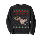 Jesus Saves Football Goalkeeper Sweatshirt - Fun Novelty Design Unisex