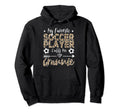 My Favorite Soccer Player Calls Me Hoodie - Trendy Graphic Men Women