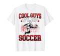 Guys Play Soccer Footballers Young T-Shirt - Novelty Apparel Unisex