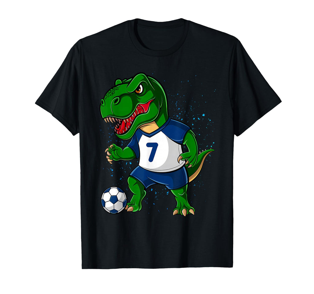 Funny Dinosaur Loves Playing T-Shirt - Casual Everyday Wear for Adults