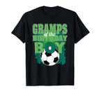 Gramps Birthday Soccer Group Family Matching T-Shirt - Graphic Print Unisex