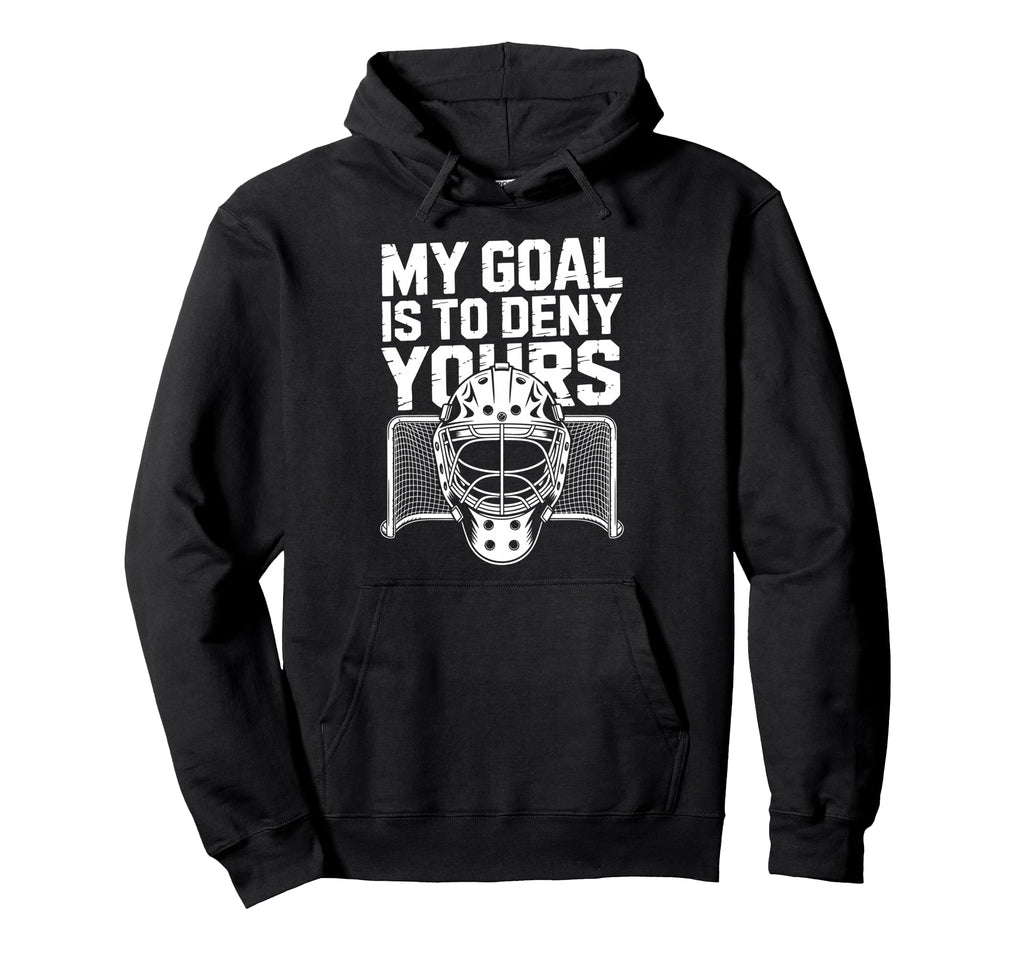 Ice Hockey Goalkeeper Goals Mask Hockey Hoodie - Graphic Print for Adults