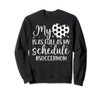 My Heart Soccer Mom Soccer Player Sweatshirt - Streetwear Style Unisex