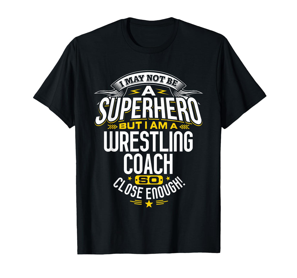 Wrestling Coach Gift Superhero T-Shirt - Streetwear Style Men Women