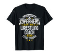 Wrestling Coach Gift Superhero T-Shirt - Streetwear Style Men Women