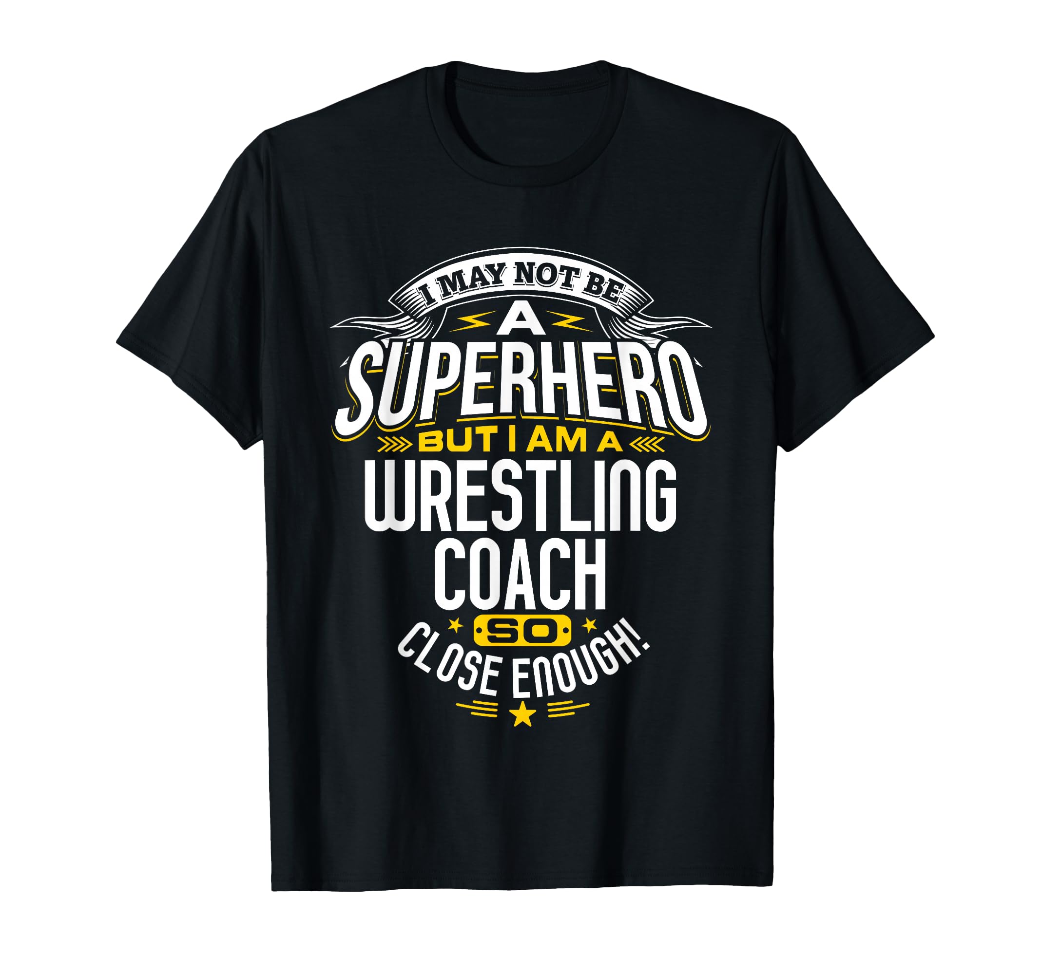 Wrestling Coach Gift Superhero T-Shirt - Streetwear Style Men Women