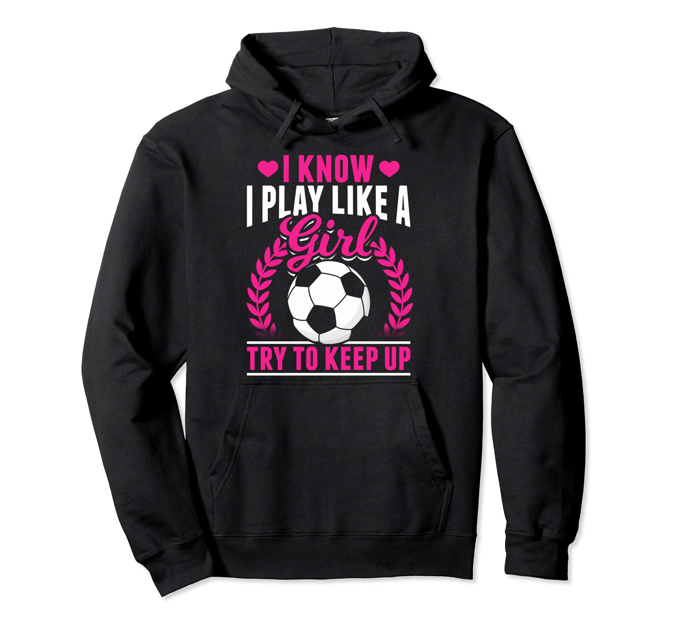Soccer Soccer Moms I Play Like Soccer Hoodie - Novelty Apparel for Adults