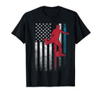 Ball Soccer 4Th July American Flag T-Shirt - Custom Art Print for Adults