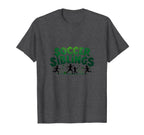 Soccer Siblings Family Teamwork Soccer T-Shirt - Trendy Graphic Unisex