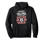 Soccer Mom Voice Funny Soccer Hoodie - Casual Everyday Wear for Adults