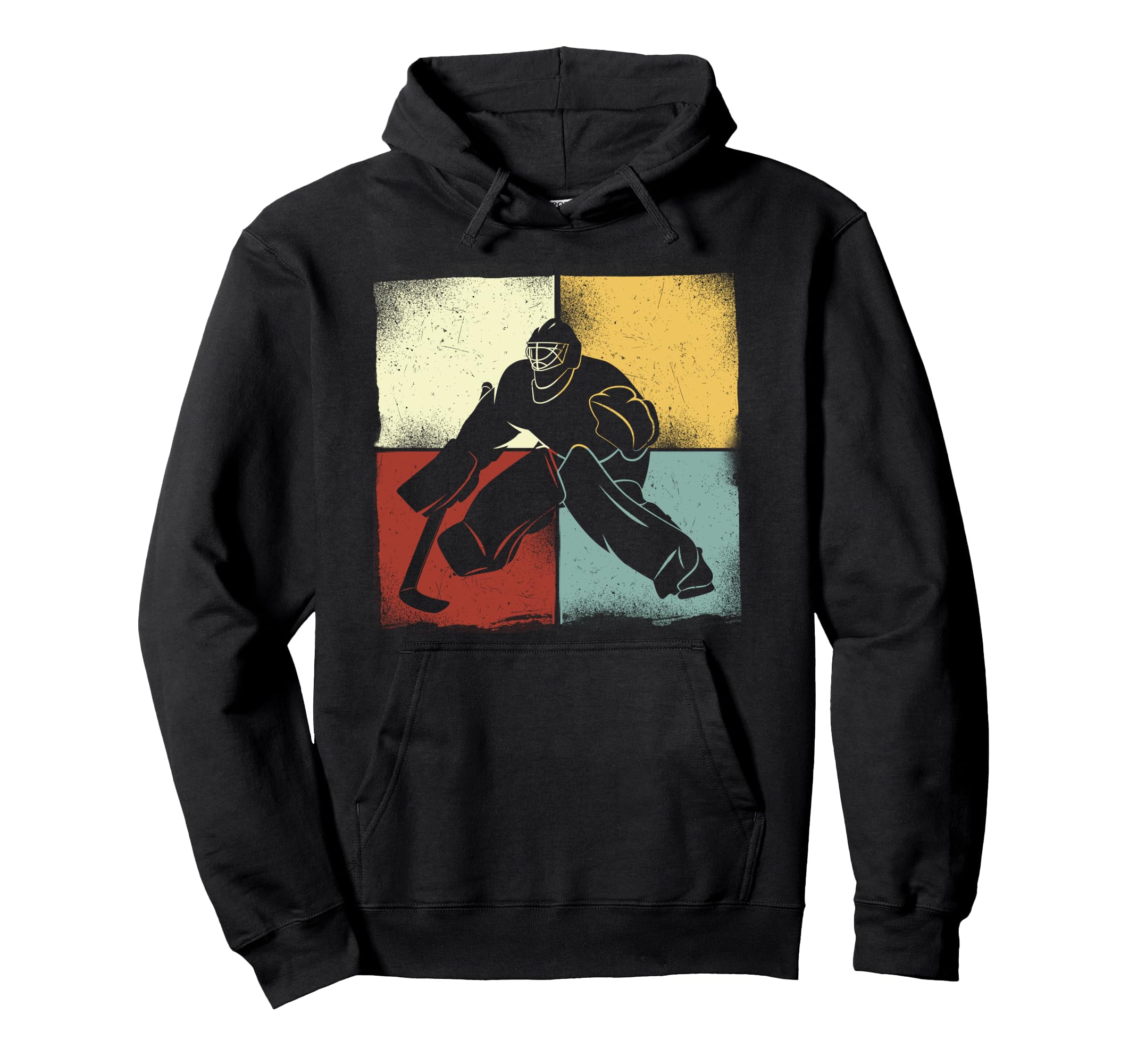 Ice Hockey Goalie Goalkeeper Hoodie - Unique Graphic Unisex
