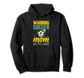 Warning Soccer Mom Will Yell Loudly Hoodie - Trendy Graphic for Adults