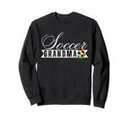 Funny Grandma Proud Soccer Lover Nana Sweatshirt - Graphic Print Unisex