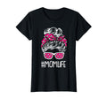 Mom Life Mothers Day Soccer Ball T-Shirt - Novelty Apparel for Adults