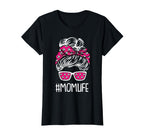 Mom Life Mothers Day Soccer Ball T-Shirt - Novelty Apparel for Adults
