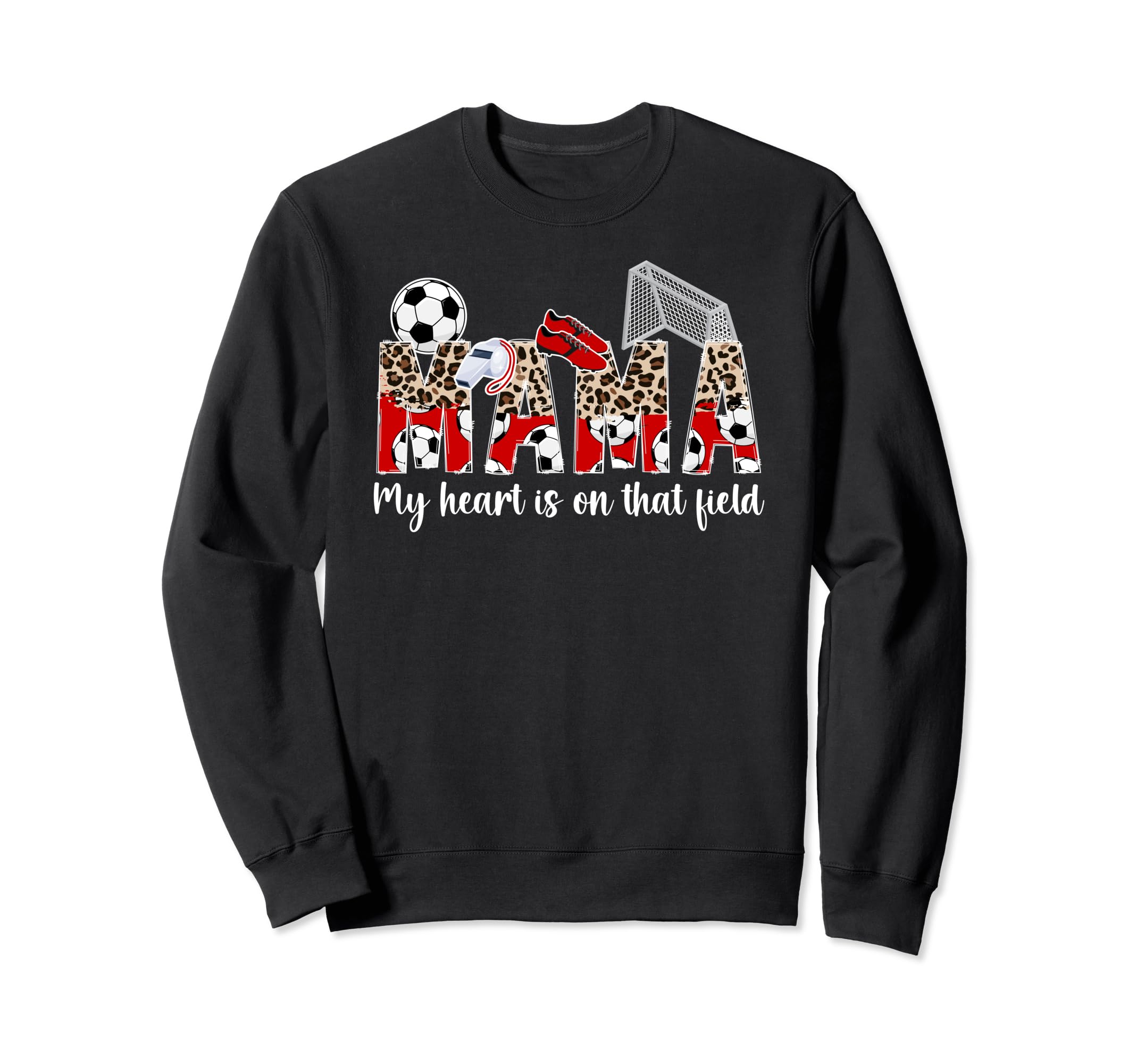 My Heart Is That Field Soccer Mom Sweatshirt - Aesthetic Graphic Men Women