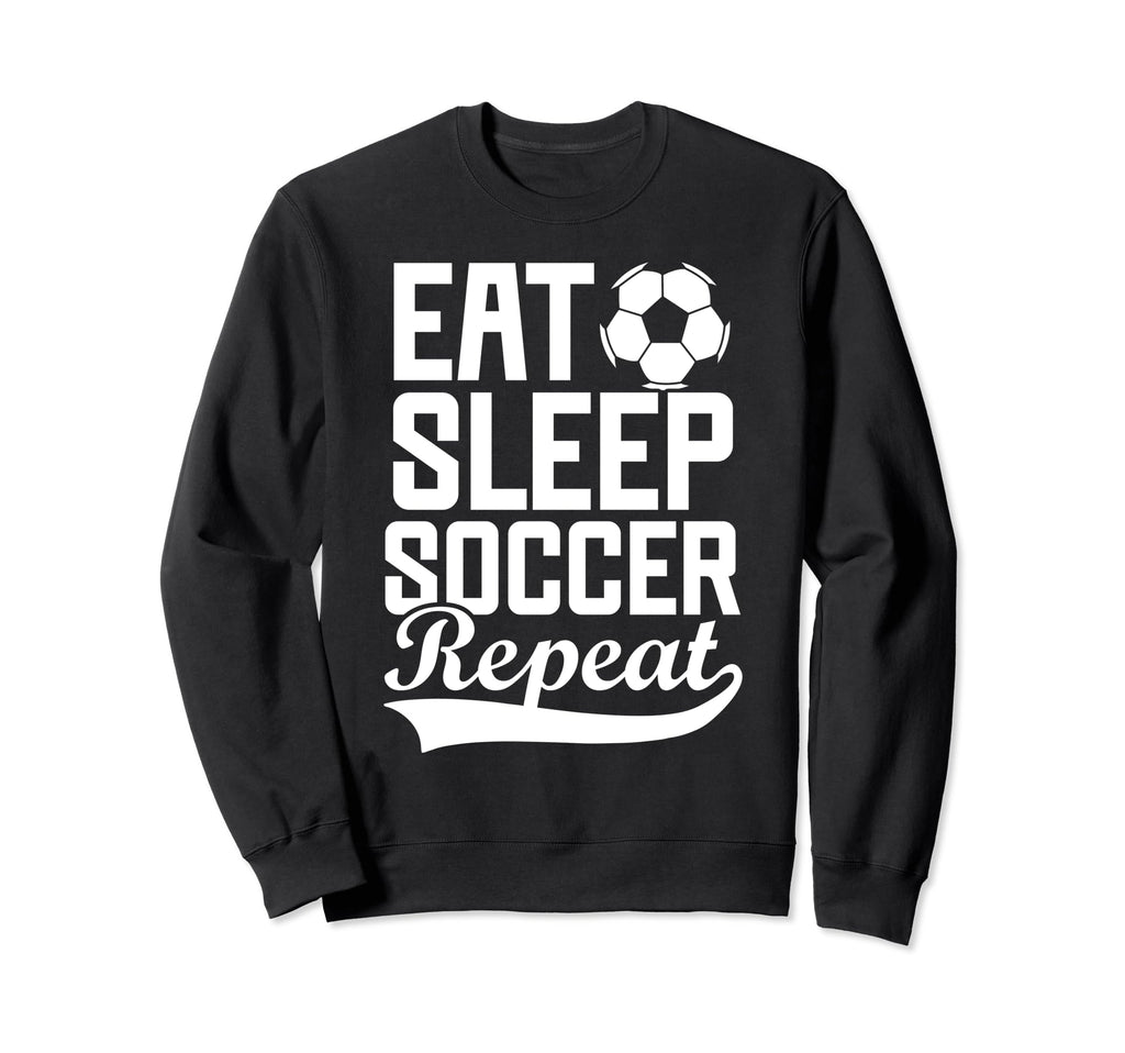Eat Sleep Soccer Repeat Fantasy Sweatshirt - Custom Art Print for Adults