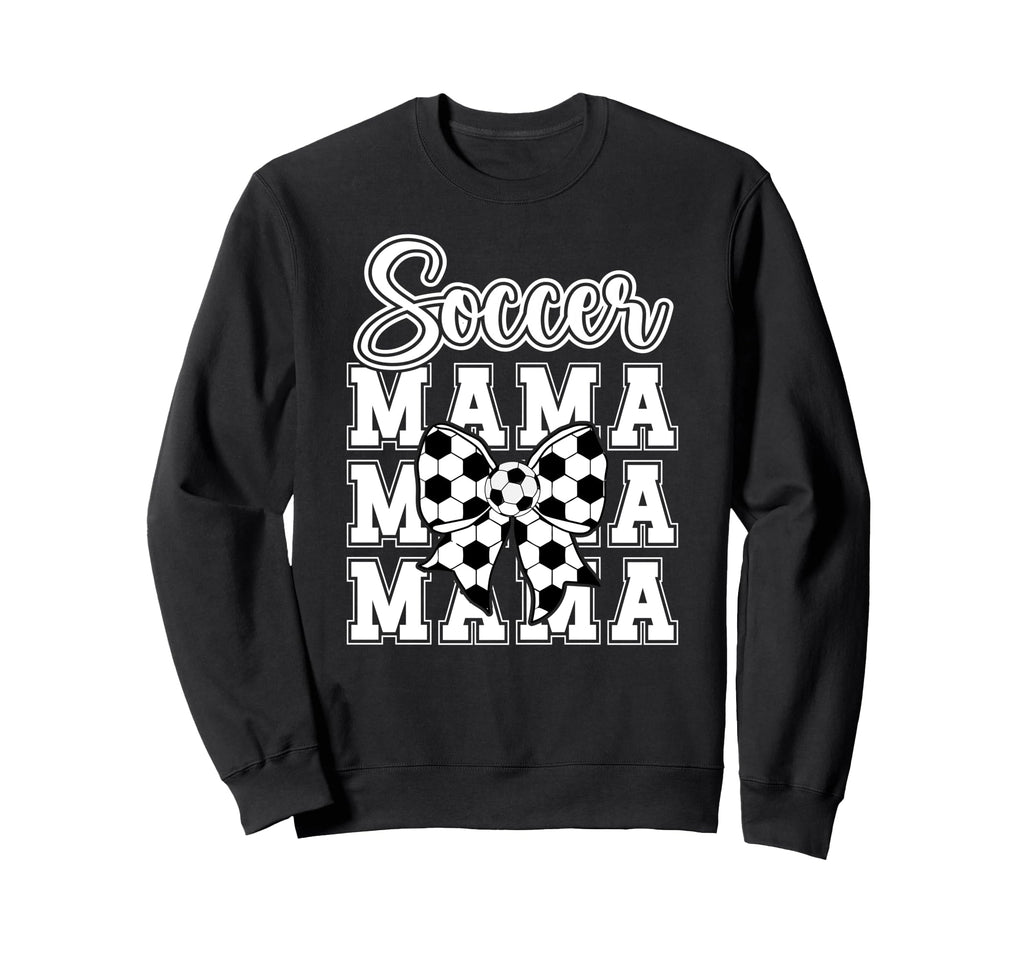 Soccer Mama Coquette Soccer Mom Sweatshirt - Novelty Apparel for Adults