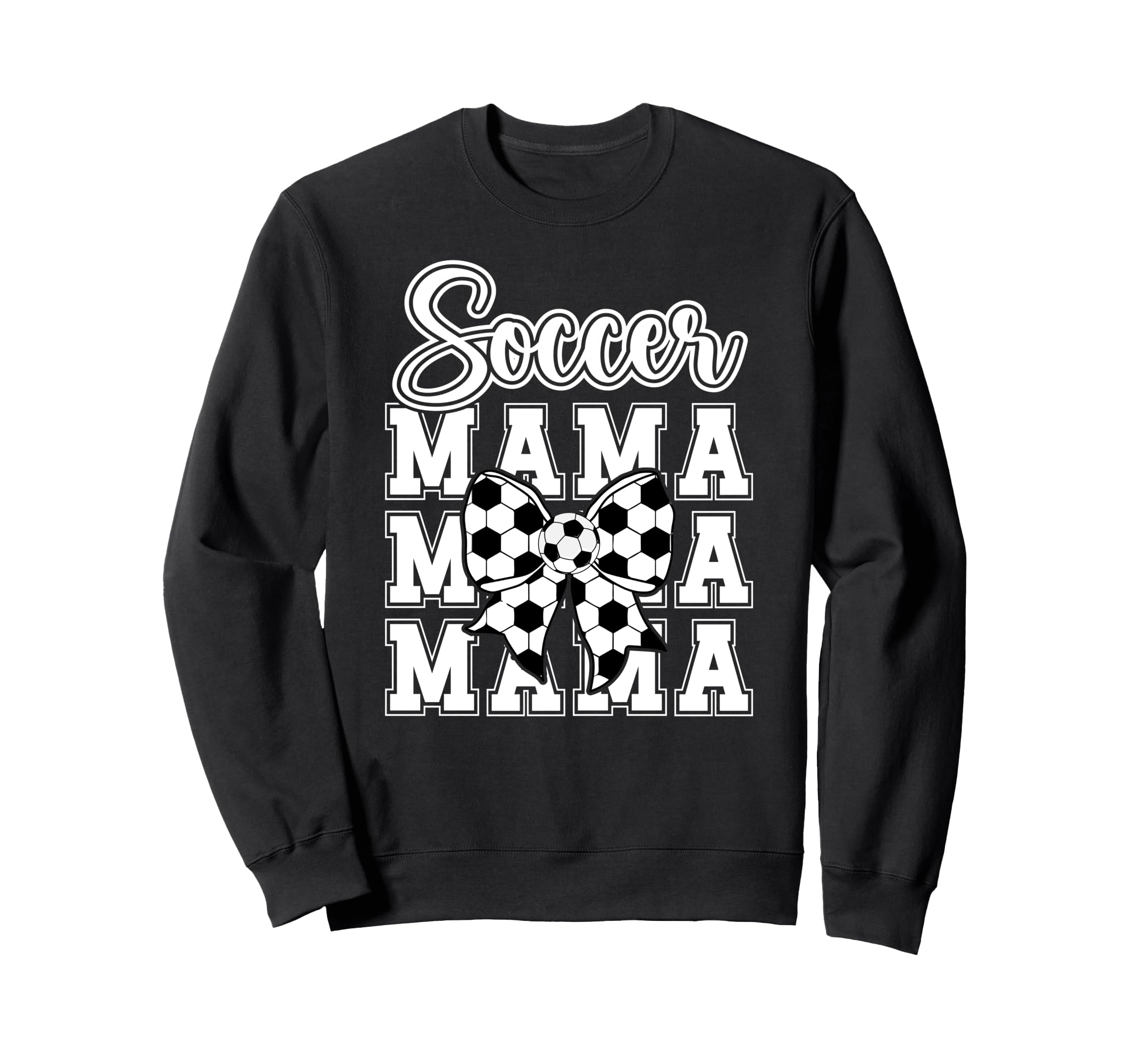Soccer Mama Coquette Soccer Mom Sweatshirt - Novelty Apparel for Adults