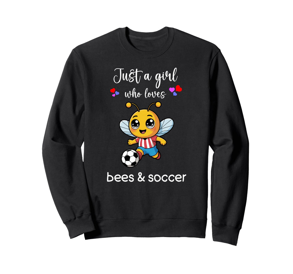 Bee Soccer Bee Soccer Sweatshirt - Casual Everyday Wear for Adults