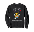 Bee Soccer Bee Soccer Sweatshirt - Casual Everyday Wear for Adults