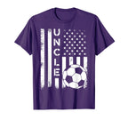 Soccer Uncle American Flag T-Shirt - Minimalist Print for Adults