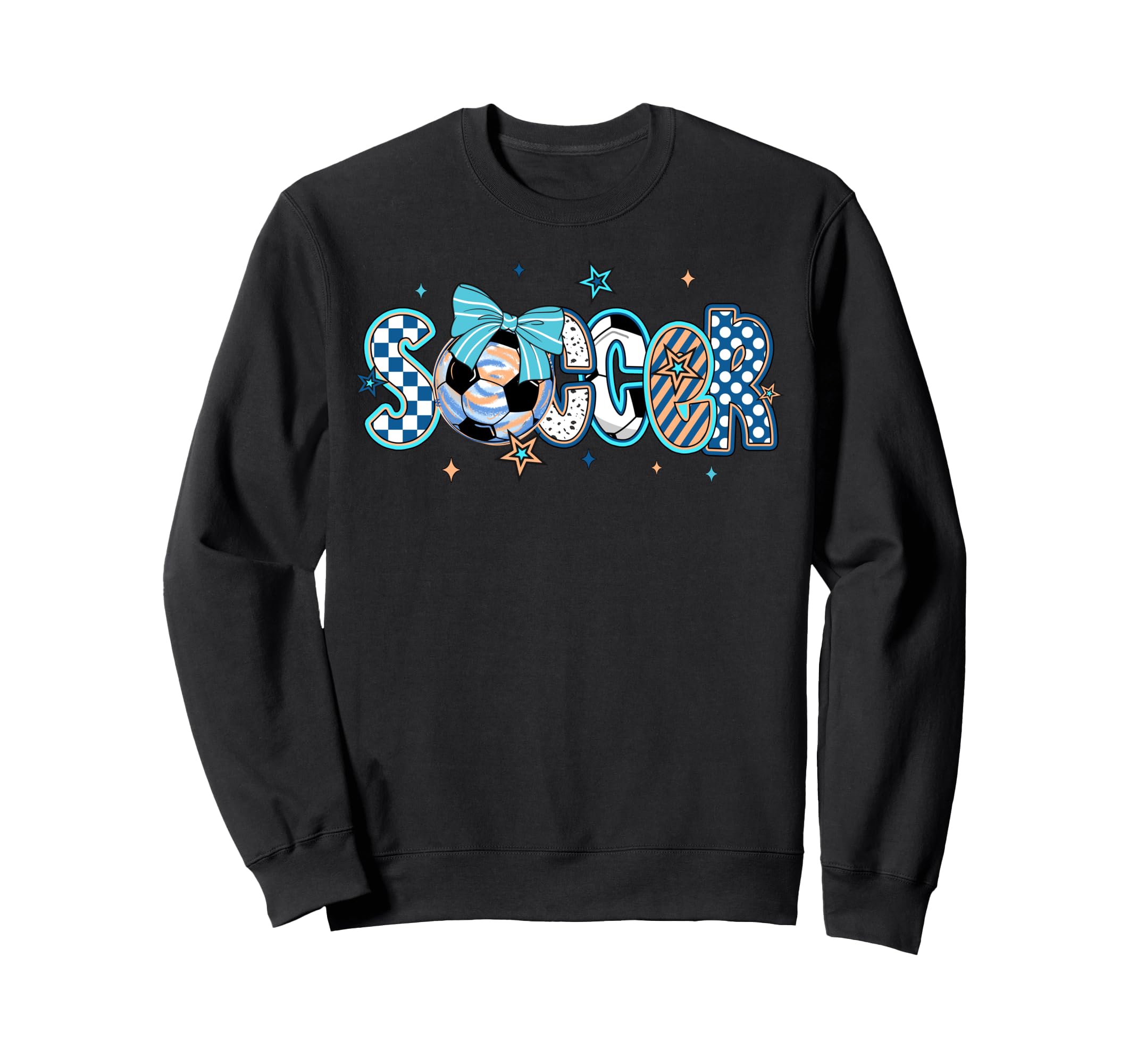 Soccer Game Day Mom Daughter Soccer Sweatshirt - Trendy Graphic Men Women