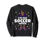 Funny Soccer Witch Family Matching Sweatshirt - Streetwear Style Unisex