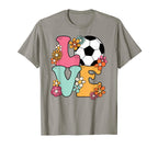 Soccer Love Soccer Lover Teens T-Shirt - Custom Art Print Men Women
