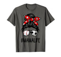 Classy Mama Life Soccer Messy Bun T-Shirt - Graphic Print Men Women