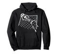 Skeleton Goalkeeper Soccer Goalie Hoodie - Aesthetic Graphic for Adults